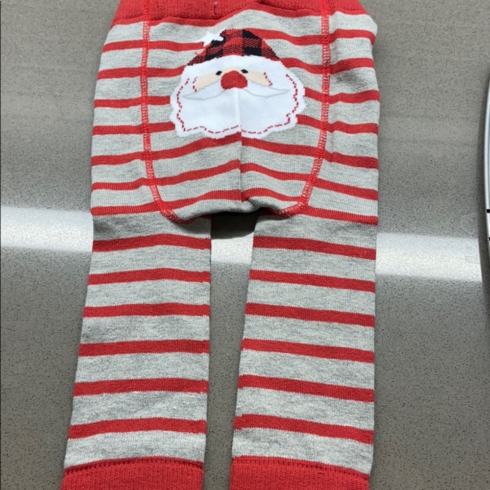 Mud Pie Santa Bottom Pants 6-12M NWT